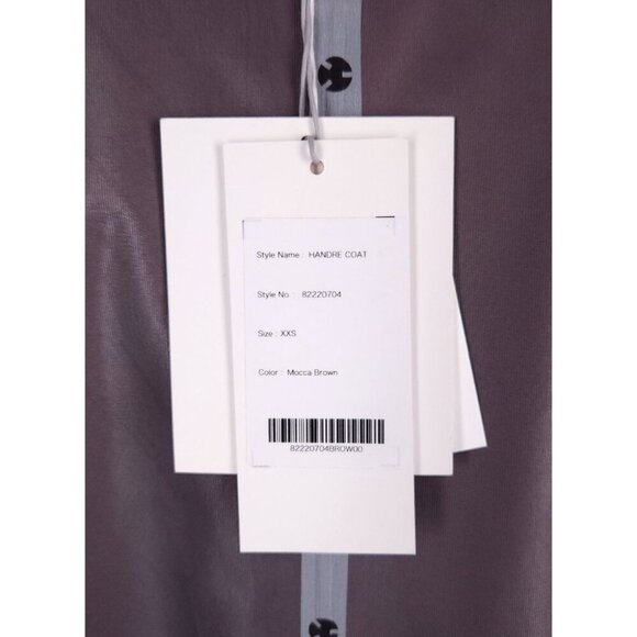 A. A. Spectrum Handre Taffeta Coat Size XXS Mens Mocca $1380 - Picture 13 of 16